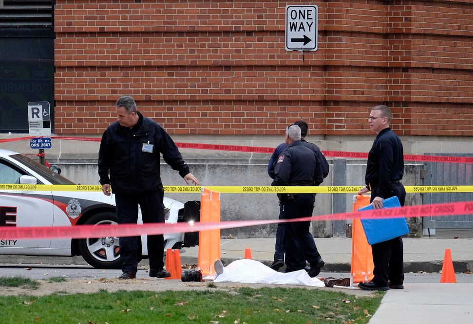 El hombre acuchilló a nueve personas de la Universidad de Ohio; al principio se hablaba de un tiroteo (Foto: AP)