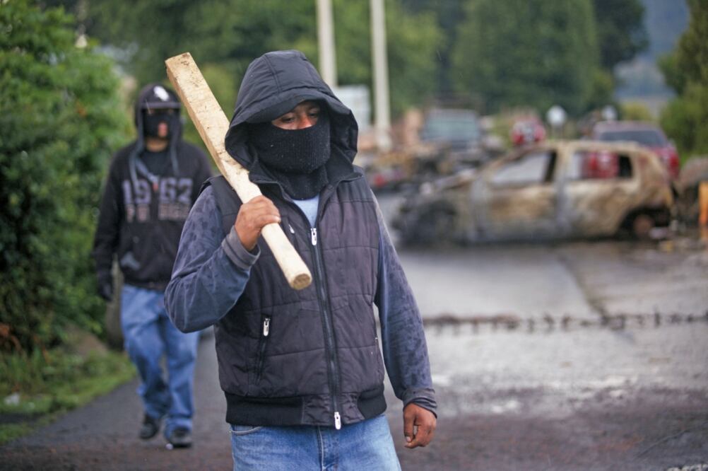 Los indígenas piden seguridad, manejo de recursos públicos y la salida del alcalde Miguel Prado ()