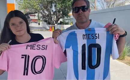 Lionel Messi desata la locura en el aeropuerto de Monterrey en su llegada a México