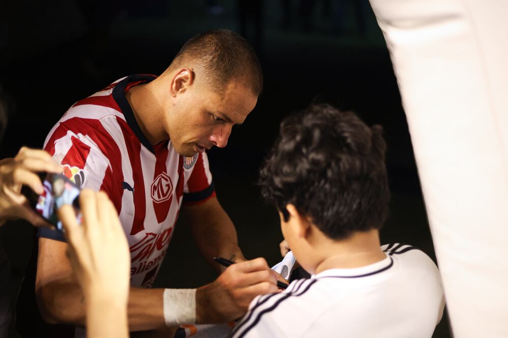Javier Chicharito Hernández durante la Copa Morelos / Foto: Imago7