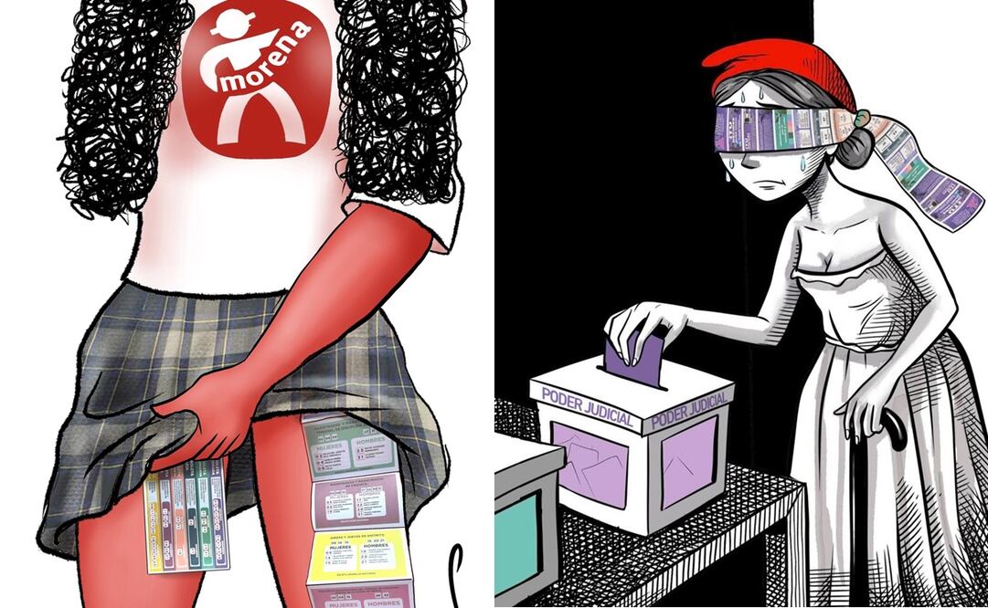 5 cartones de la prensa nacional sobre la votación del 1 de junio. Foto: Captura de pantalla