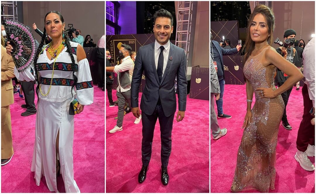 Lila Downs, Carlos Rivera y Gloria Trevi. Fotos: EFE