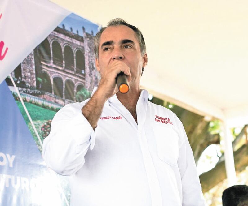 Sergio Estrada Cajigal reveló que su adversario, del PAN-PSD, se coludió con la delincuencia. Foto: ESPECIAL