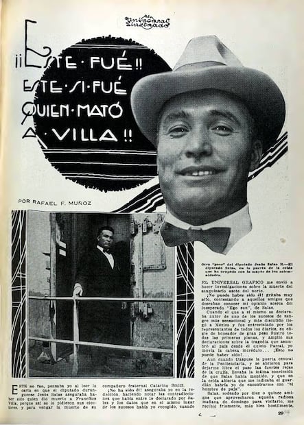Durante las mismas fechas en que se hizo cobertura de la detención y juicio del diputado Jesús Salas B. El Universal Iustrado hizo un reportaje especial publicando una entrevista íntima al funcionario dónde el reportero afirma que nadie podía saber tantos detalles del asesinato sin haber participado en el mismo.