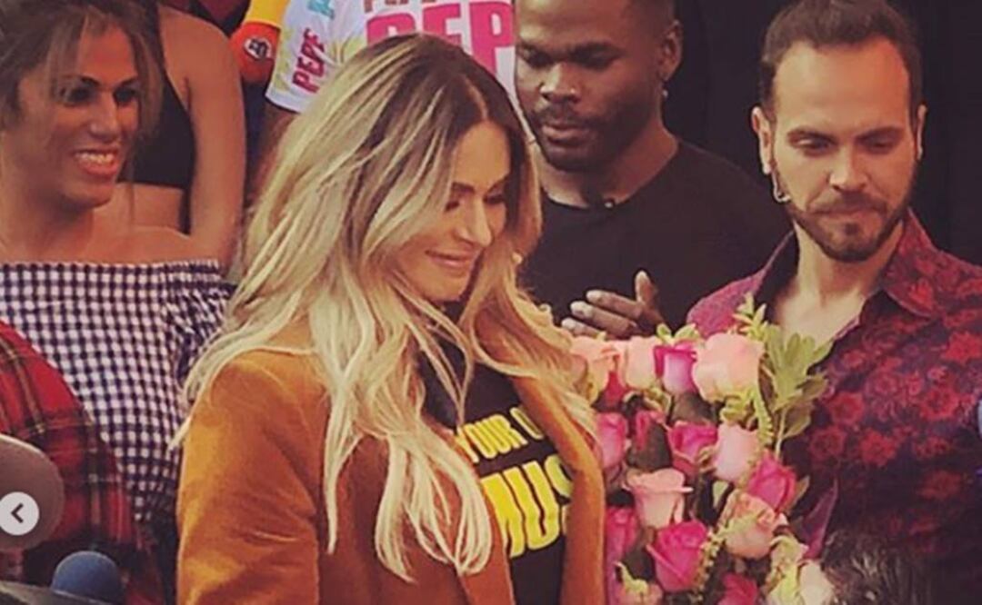 Galilea visitó hace unos días un mercado donde una señora la increpó  FOTO: INSTAGRAM