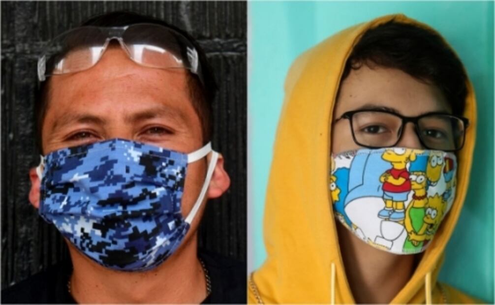 Las 26 formas diferentes de llevar cubrebocas en México