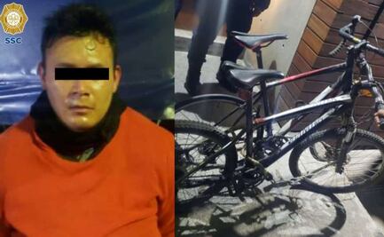 Cae ladrón de bicicletas de alta gama en Benito Juárez