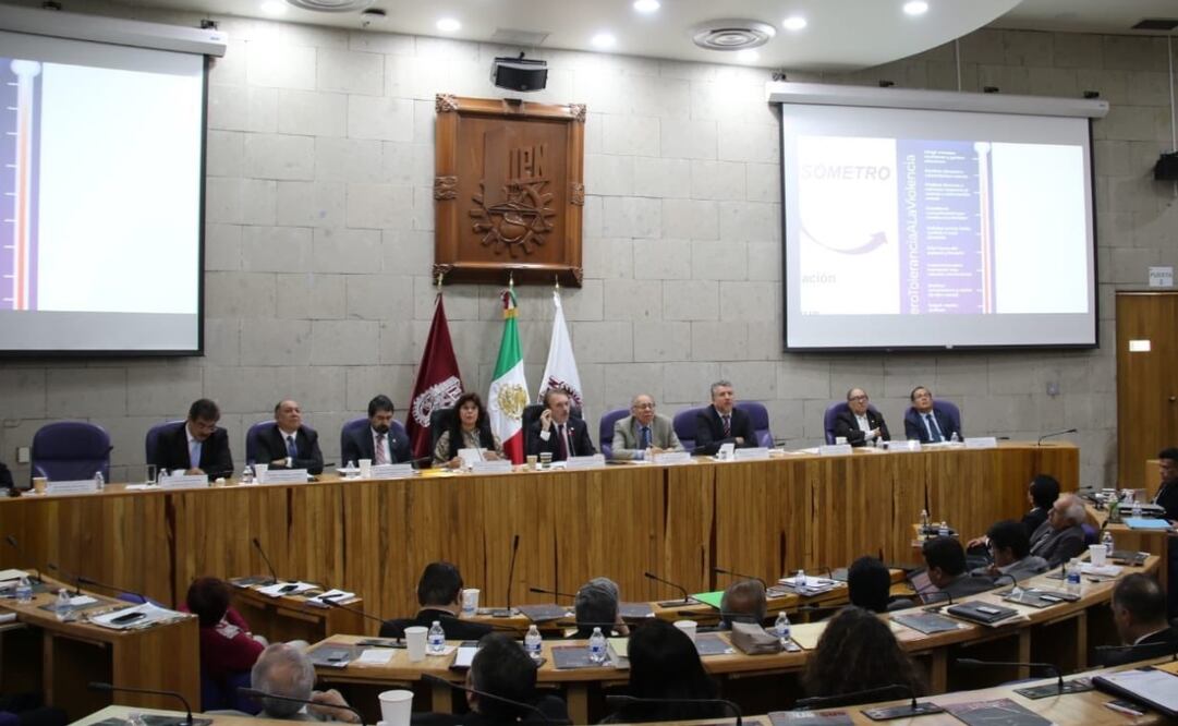 El director general del IPN, Mario Alberto Rodríguez Casas, anunció esta medida durante la Quinta Sesión Ordinaria del XXXVIII del Consejo General Consultivo. Foto: @IPN_MX