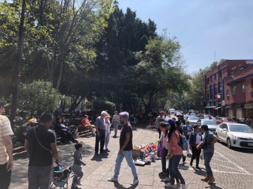 Así conmemoran los capitalinos el Día de Muertos en la alcaldía Coyoacán