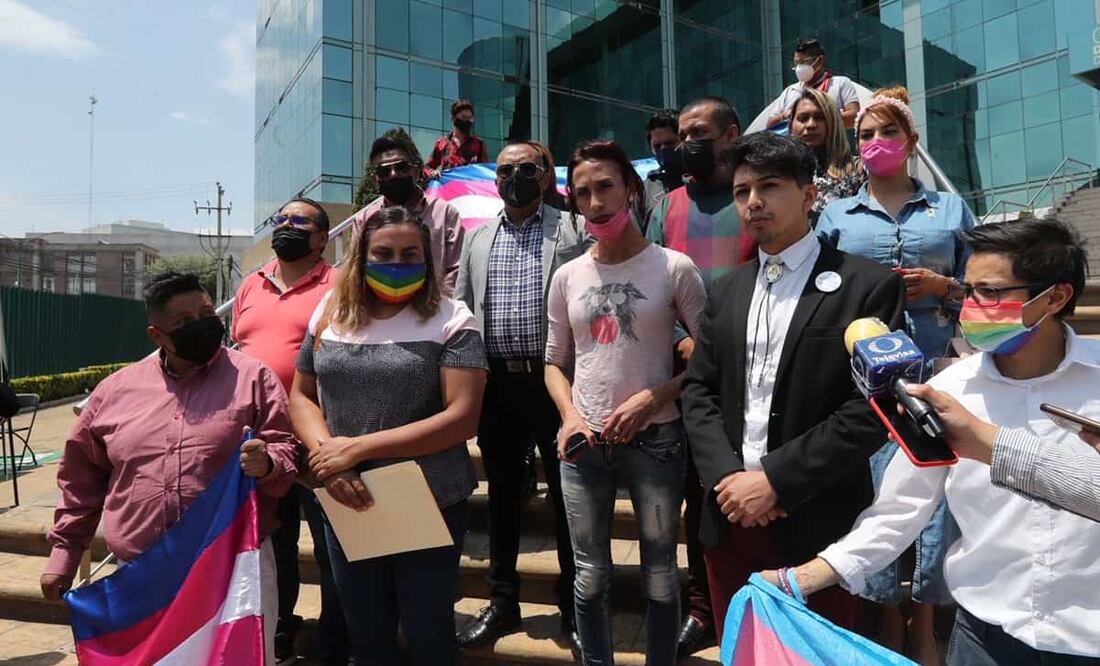 Los inconformes señalan por discriminación a servidores públicos del ayuntamiento de Acolman y de la Secretaría de Educación. Foto: Jorge Alvarado EL UNIVERSAL