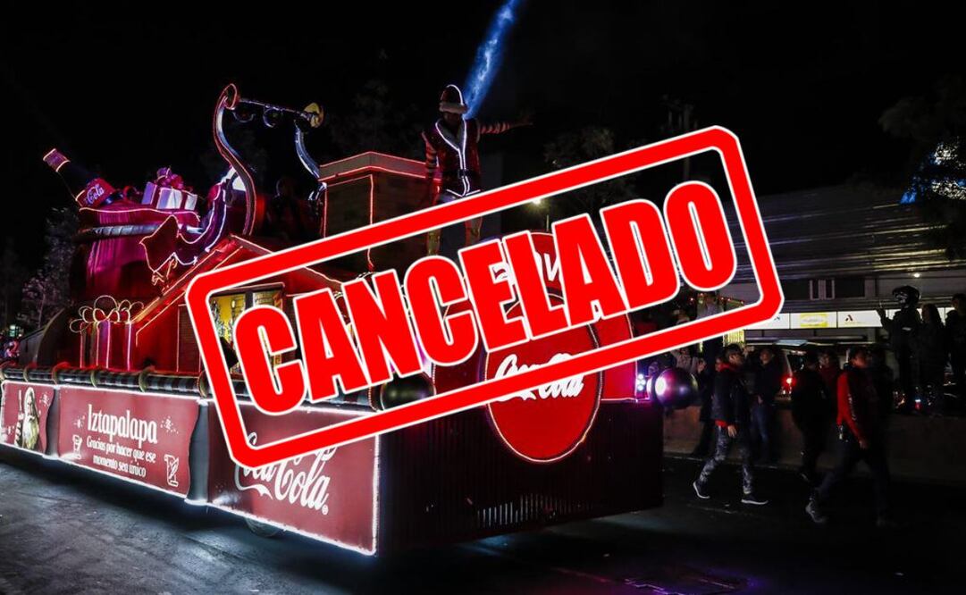 Caravana navideña de Coca-Cola es cancelada (12/12/2024) Foto: Especial