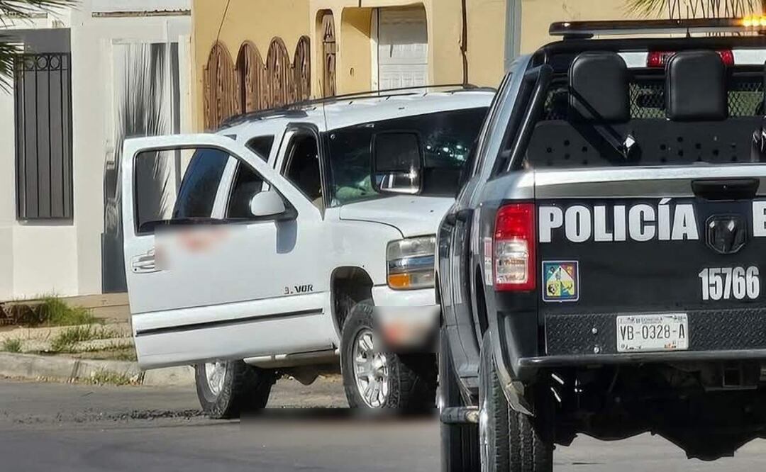 Balacera entre policías y sujetos armados en Caborca, Sonora (27/02/2025). Foto: Especial