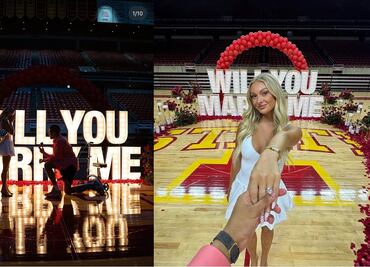 Estrella de la NBA le pidió matrimonio a su novia sobre la duela; son pareja desde sus años universitarios