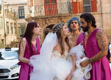 Alta costura, engaños y comedia en la cinta “Vestida de blanco”