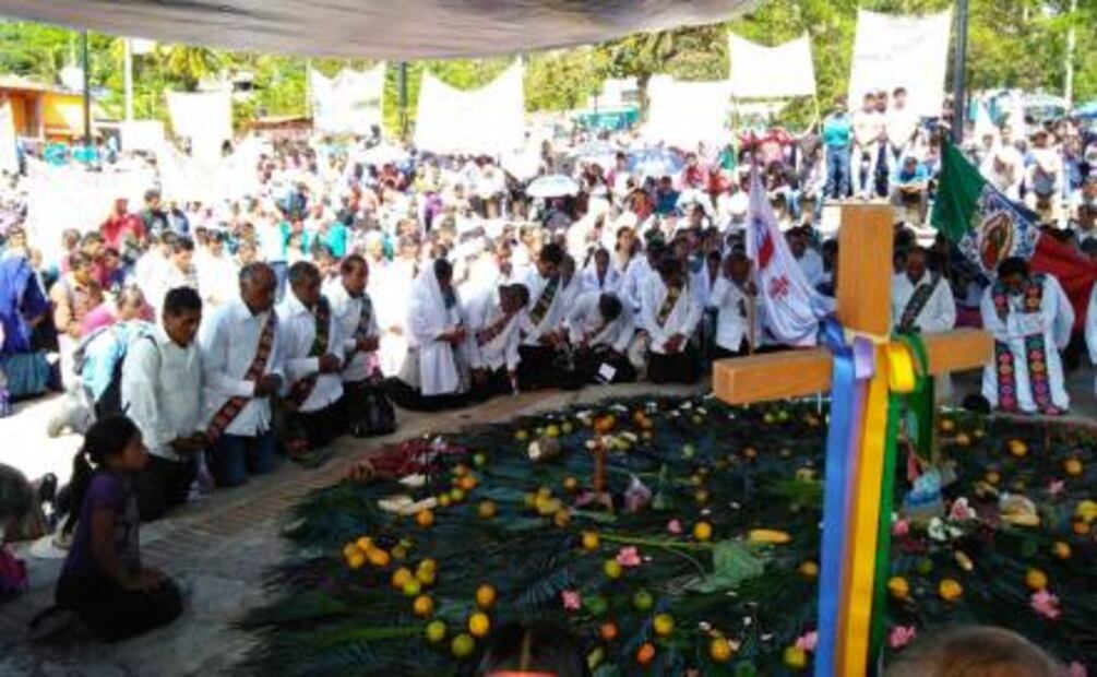 Indígenas protestan contra megaproyectos financieros en Chiapas