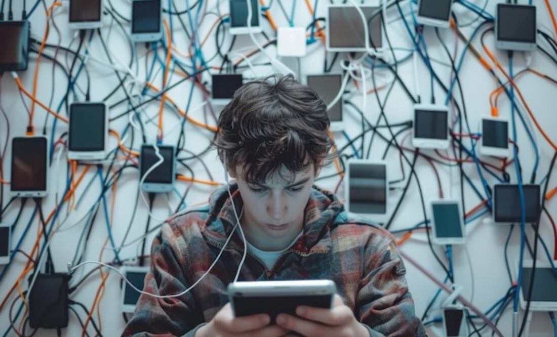 Equilibrar la utilidad y los peligros de internet es crucial para el desarrollo saludable de los jóvenes. Fuente: Freepik.