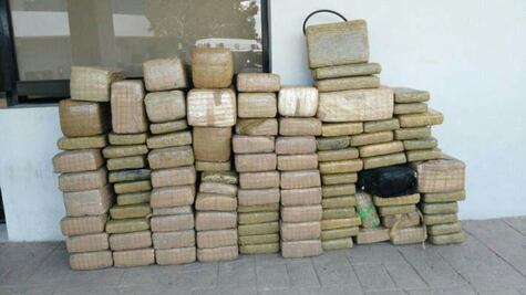 Aseguran 378 kilos de marihuana en Reynosa 