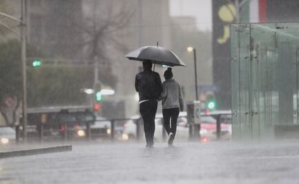 Activan alerta amarilla en 9 demarcaciones por fuertes lluvias y posibilidad de granizo