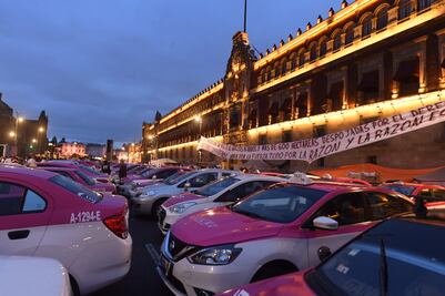 Estos serán los puntos afectados por la manifestación de taxistas en la CDMX