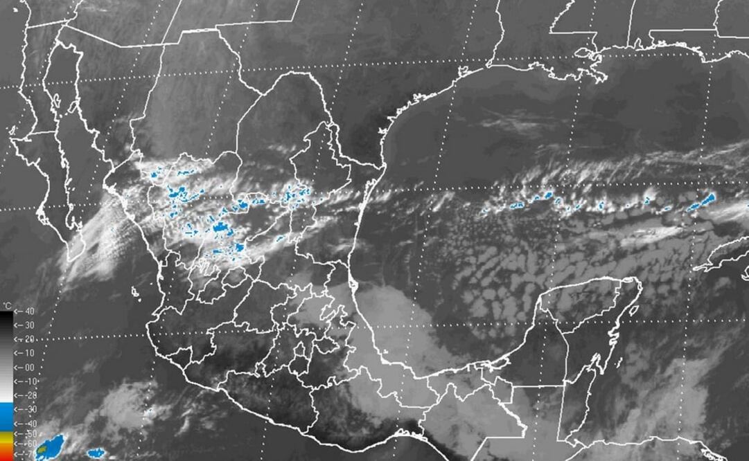 El frente frío número 25 comenzó a sentirse este domingo y se prolongó hasta hoy lunes. El pronóstico es que podría seguir afectando a la entidad en las próximas horas (Foto: Conagua)