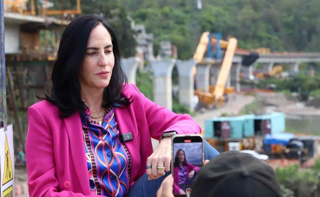 Lía Limón rechaza señalamientos de AMLO sobre obstaculizar obras de tren interurbano. Foto: Especial