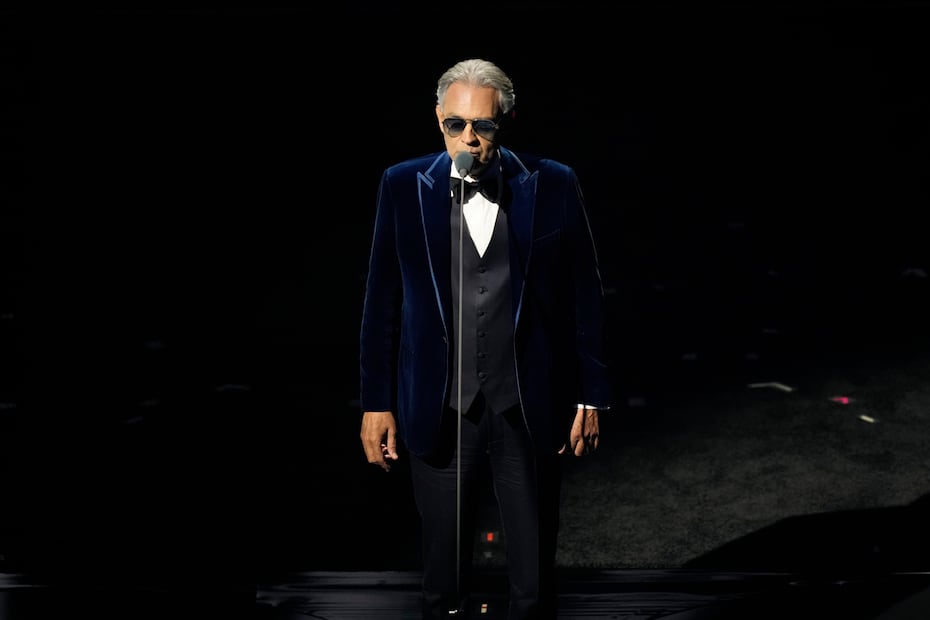 Andrea Bocelli será uno de los artistas que formarán parte de la inauguración de los Juegos Olímpicos de Milán-Cortina 2026 / FOTO: AP
