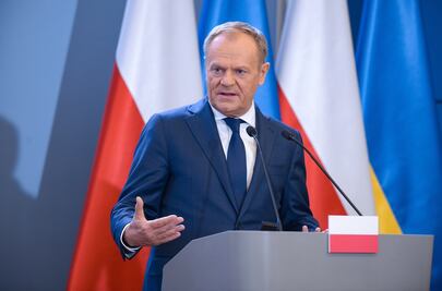 Premier Donald Tusk habla de una era "prebélica" en Europa y aboga por "una defensa común" de las fronteras de la UE