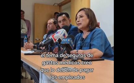 Esto dijo Xóchitl Gálvez sobre el pago de seguro de gastos médicos a empleados: VIDEO