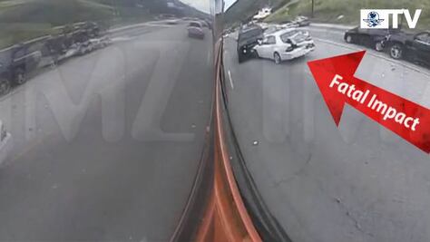 Filtran video del choque que causó Caitlyn Jenner y dejó un muerto