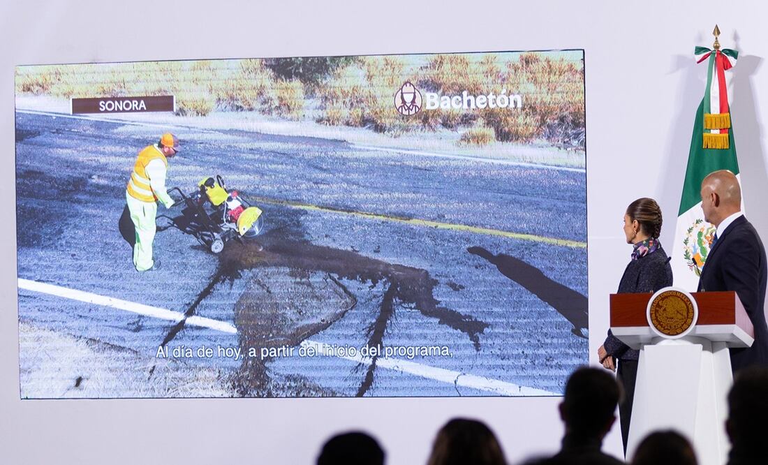 Presentan avance en conferencia matutina del 28 de noviembre de 2024. Foto: Hugo Salvador / EL UNIVERSAL