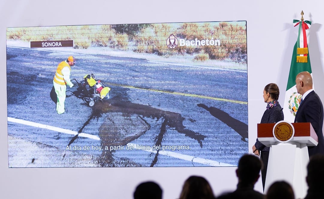 Presentan avance en conferencia matutina del 28 de noviembre de 2024. Foto: Hugo Salvador / EL UNIVERSAL