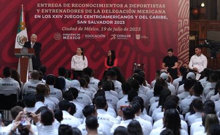 AMLO asegura apoyo a deportistas tras resultados en Juegos Centroamericanos y del Caribe
