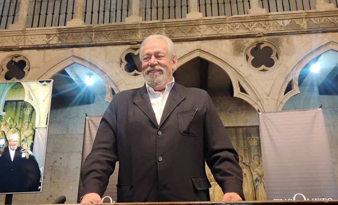 Gonzalo Celorio fue ganador del Premio Cervantes 2025. Foto: Yanet Aguilar/ EL UNIVERSAL.