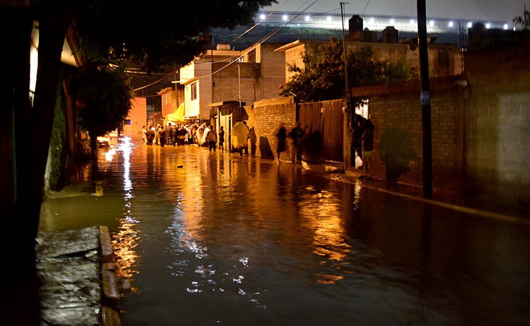 Este martes se realizó un desfogue controlado en la presa El Ángulo para evitar inundaciones mayores. (Foto: Luis Carbayo/Cuartoscuro)