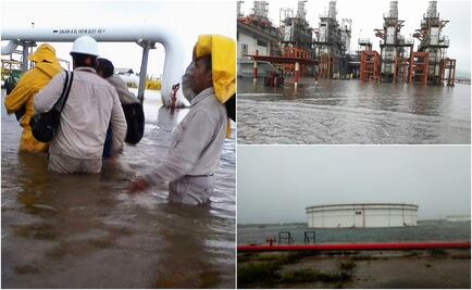 Mantienen desfogue de presa en Oaxaca; se inunda refinería