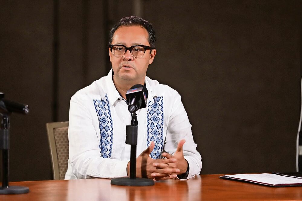 Gabriel Yorio González también participó en la Convención Bancaria
durante la presentación del fortalecimiento del sistema financiero. Foto Especial