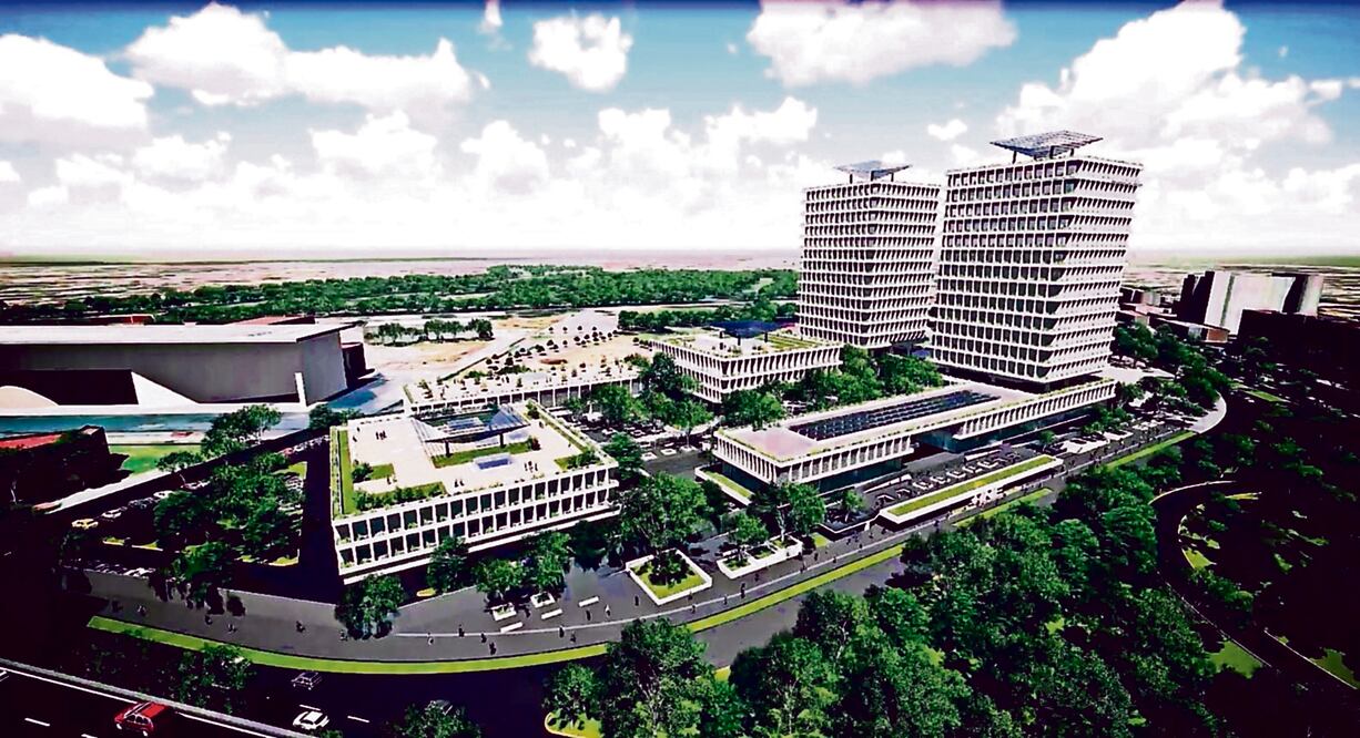 El proyecto de la obra principal de la ampliación de la sede del INE en la Ciudad de México contempla la construcción de dos torres con 17 pisos (ARCHIVO EL UNIVERSAL)