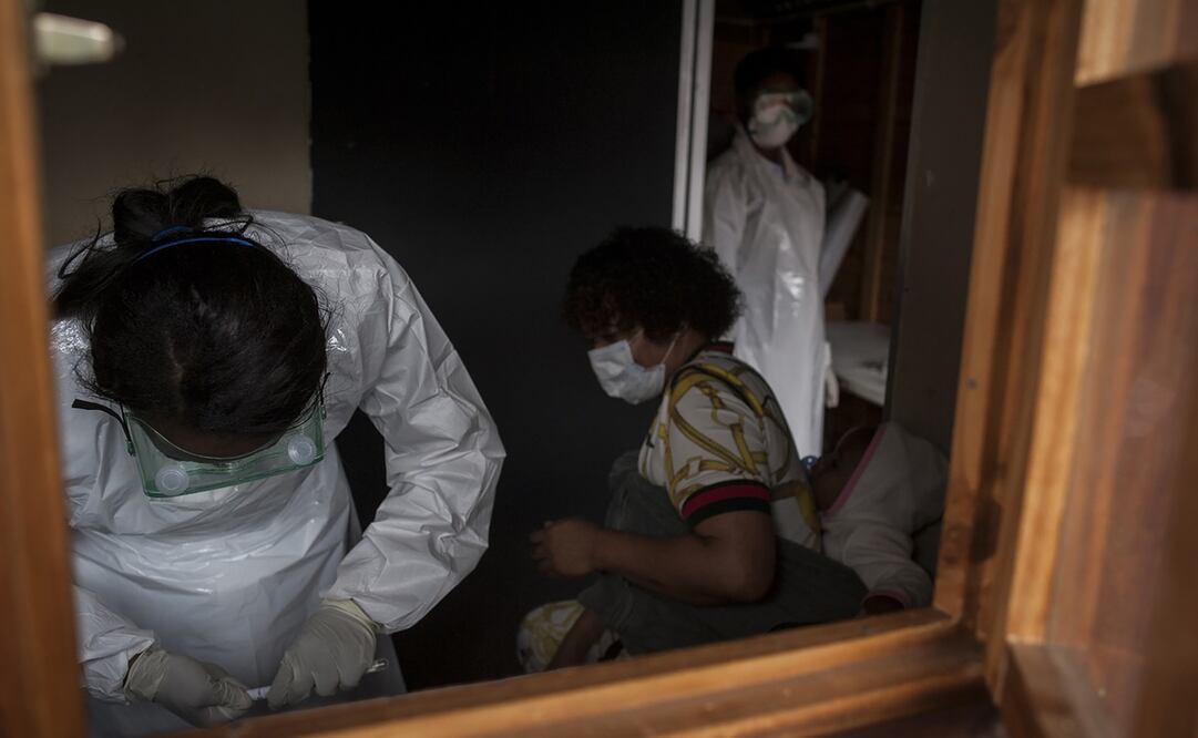 Johannesburgo, Sudáfrica, ya lidiaba con el Sida y la Tuberculosis cuando llegó el Covid-19. Foto: AP Photo/Shiraaz Mohamed
