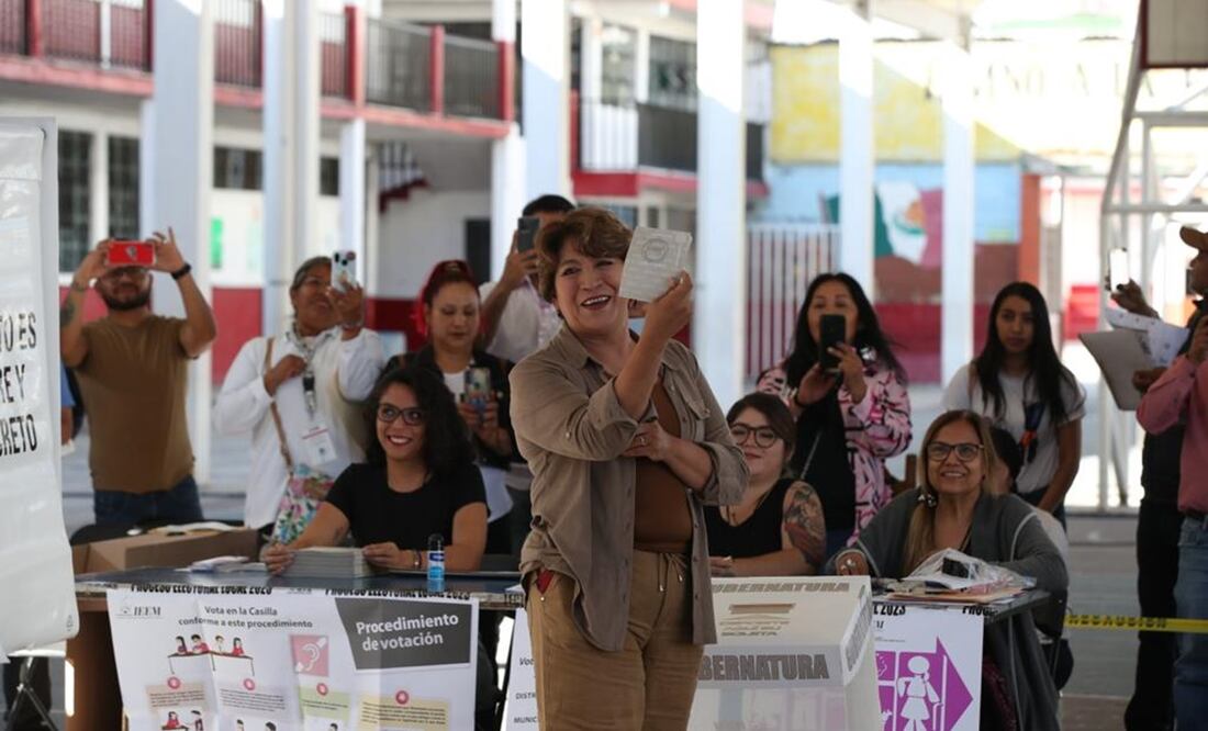 Delfina Gómez. FOTO: Valente Rosas/ EL universal/