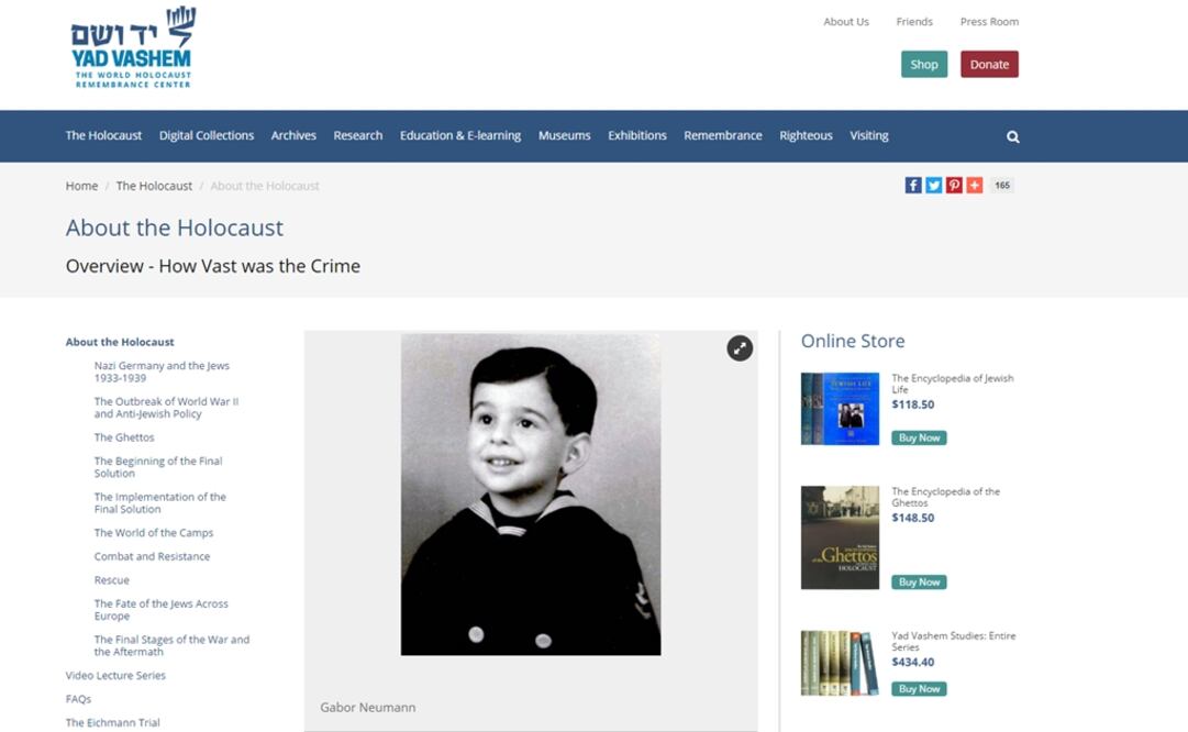 Foto: Captura yadvashem.org