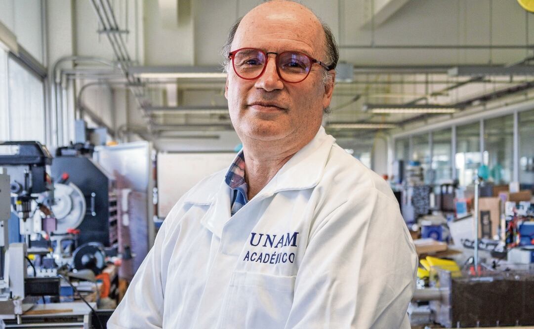 Alejandro Ramírez, ingeniero de la UNAM, platicó que uno de los retos a vencer en la pandemia fue trabajar bajo las condiciones correctas. Foto: Yaretzy M. Osnaya / EL UNIVERSAL