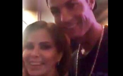 Gloria Trevi conoce a Cristiano Ronaldo