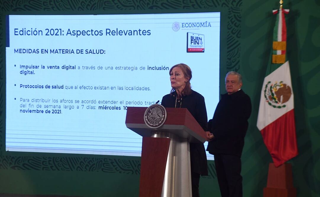 Tatiana Clouthier, secretaria de Economía, llamó a aprovechar las ventajas que ofrece el comercio electrónico. Foto: Armando Martínez / EL UNIVERSAL