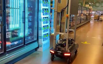 Robot con luz UV matará coronavirus en tiendas de Amazon 