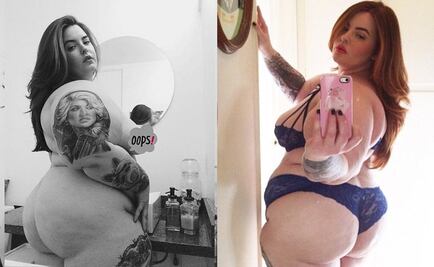 Los desnudos de la modelo de tallas grandes