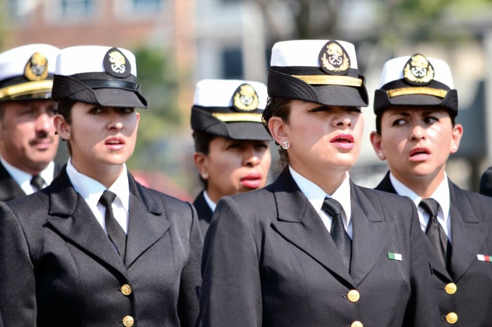 Beneficios. Las cadetes son becados para que sólo se concentren en sus estudios en la Escuela Naval Militar (ARCHIVO. EL UNIVERSAL)