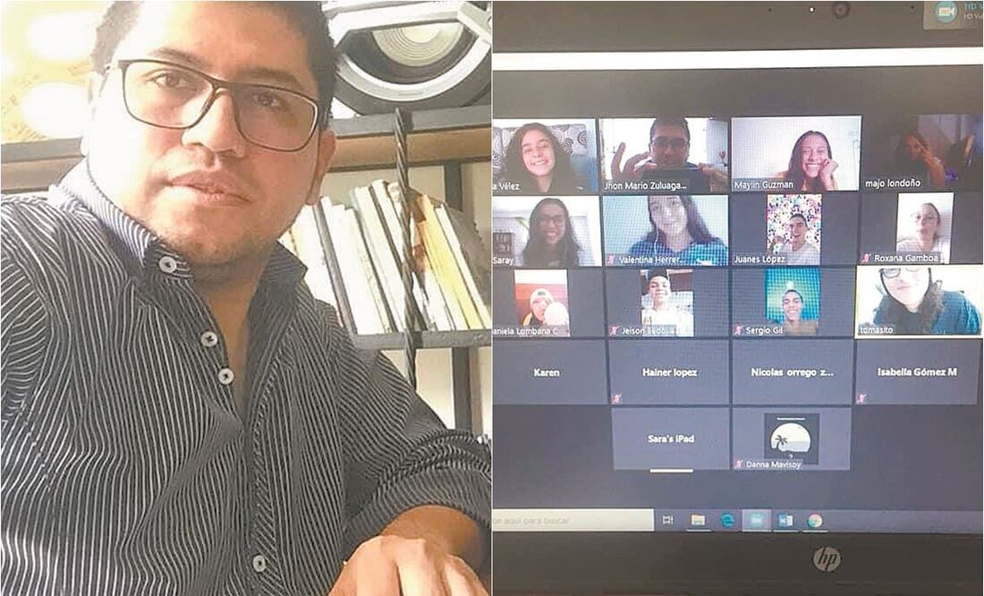 Jhon Mario, profesor en la Universidad Católica de Pereira en Colombia, también es director del programa de Comunicación en su plantel. Fotos: CORTESÍA