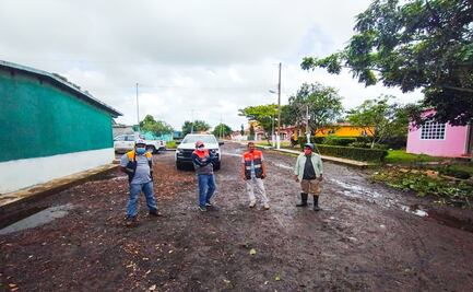 Lluvias dejan afectaciones en 19 municipios en Veracruz