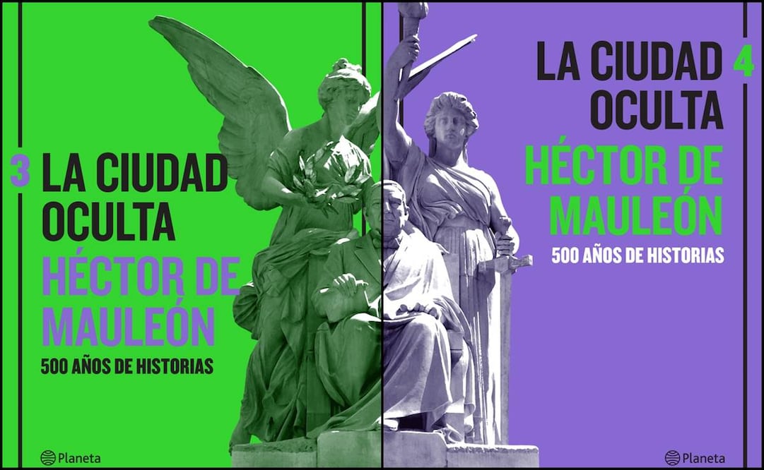 Portada de los nuevos libros de Héctor de Mauleón. Fotos: Especial