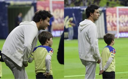 América vs Tigres: Checo Pérez está en el estadio Azteca para ver la final de la Liga MX